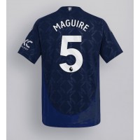 Muški Nogometni Dres Manchester United Harry Maguire #5 Gostujuci 2024-25 Kratak Rukav